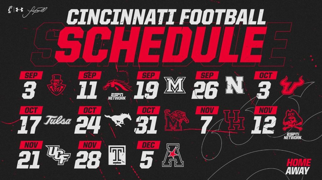 Looking ahead 2020 Bearcats football schedule Republic of Cincinnati